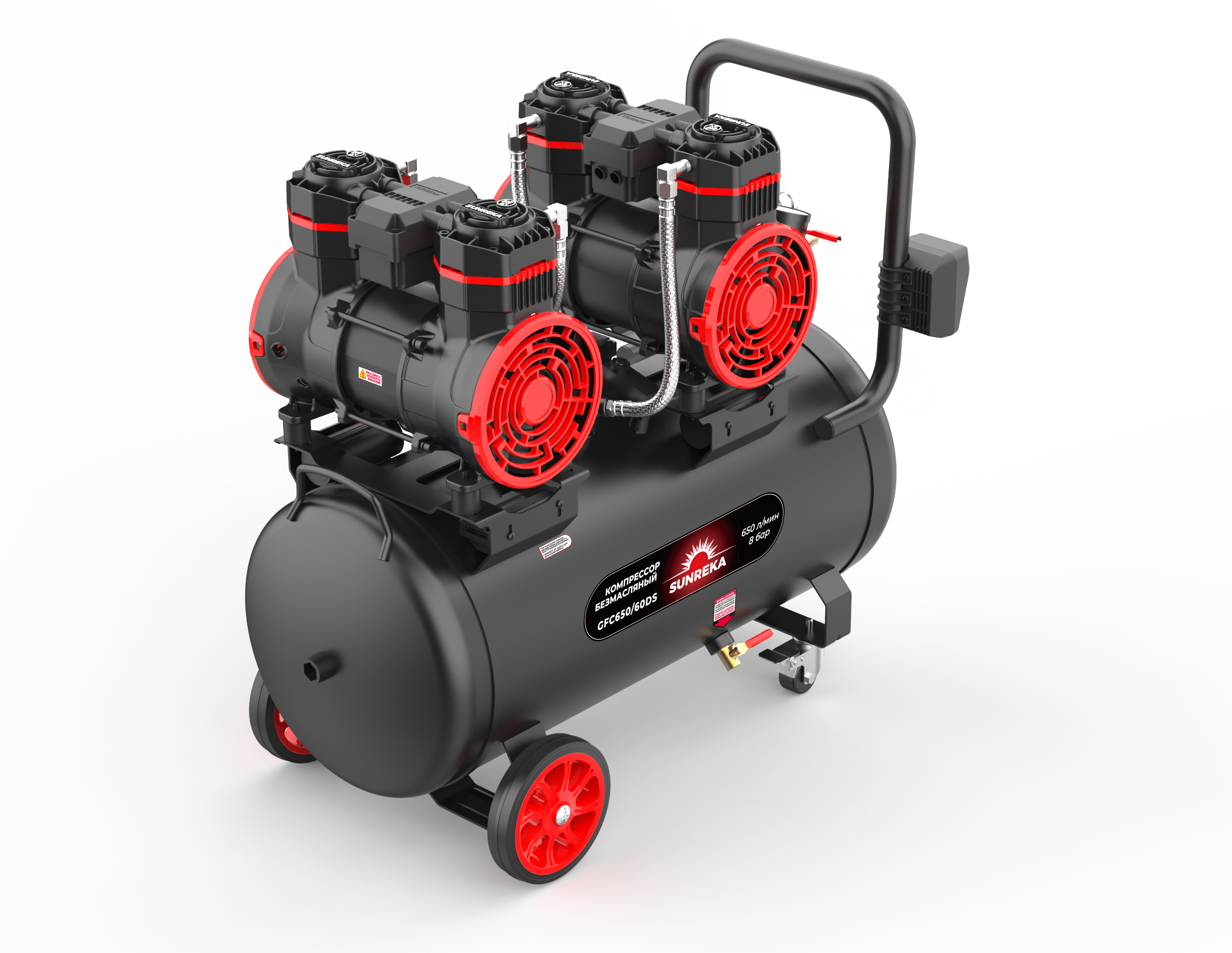 Поршневой компрессор SUNREKA GFC650/60DS — изображение 2